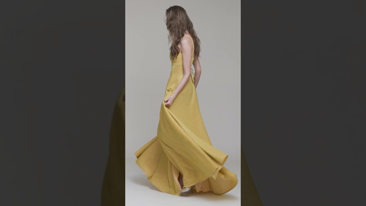 Spaghetti Strap A Line Prom Dresses 