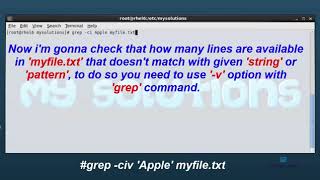 Linux Tutorial for beginners in HINDI - Grep Part 9