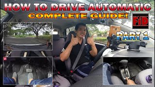 How To Drive An Automatic Car  FULL Tutorial For Beginners Part1