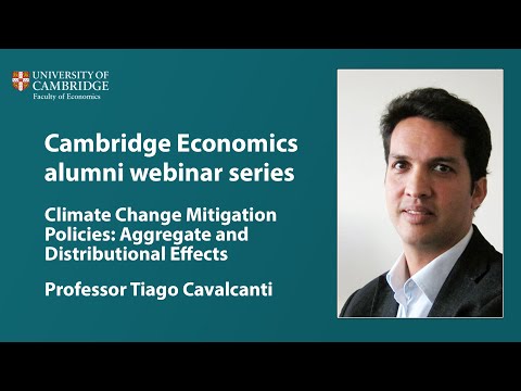 Cambridge Economics alumni webinar series: Climate tax policies - Tiago Cavalcanti