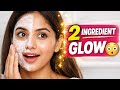 Mix These 2 Things for Instant Glow 😳✨#instantglow#glowingskin#diyskincare #skincare #beautytips