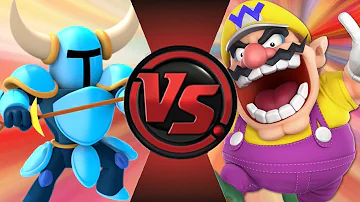 WARIO vs SHOVEL KNIGHT! Cartoon Fight Club Episode 347!