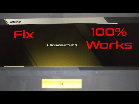 Authorization Error (2,-1) fix | 100 % works | Apple IPad  | Call of Duty Mobile