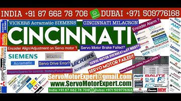 Cincinnati Acramatic Siemens Heidenhain Adjust encoder for Servo motor,Encoder Replacement Align