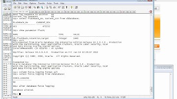 04.02-02_Oracle_10gR2_RACDG_4.2 Step2 Enable Force Logging(2012_01_13).flv