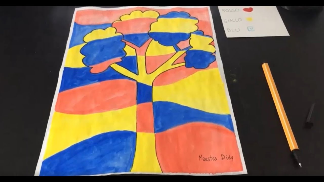 I colori primari |Disegno con gli acquerelli | Classe prima - YouTube