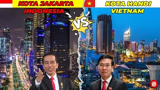 PRESIDEN VIETNAM TERKEJUT LIHAT KEMAJUAN KOTA JAKARTA !!! Perbandingan Kota Jakarta Vs Kota Hanoi