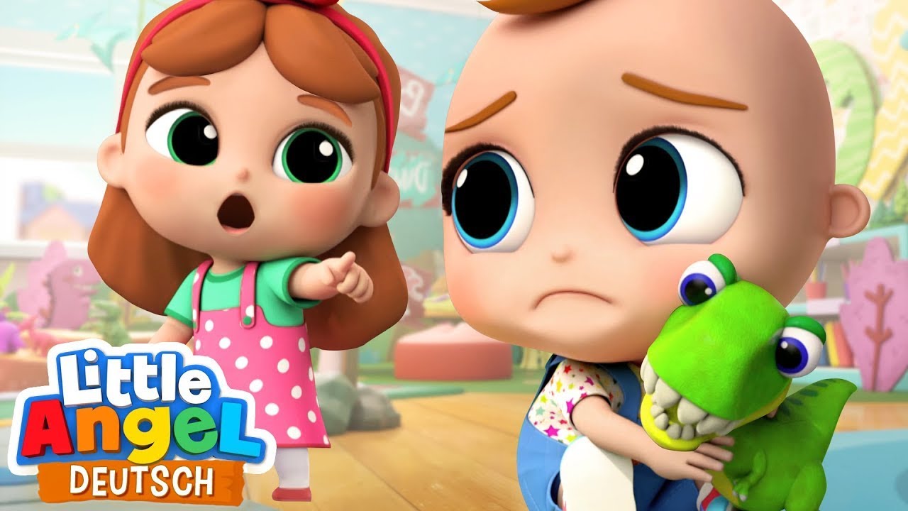 Teilst du mit mir? | Kinderlieder und Cartoons | Little Angel | Moonbug Kids Deutsch