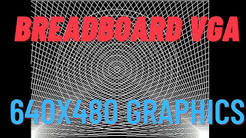 V11 640x480 Graphics - Breadboard VGA Controller Nanocomp 6809 8 Bit Breadboard Micro