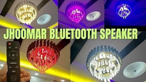 Jhoomar with Bluetooth - Smart LED Chandelier with Music & Lights