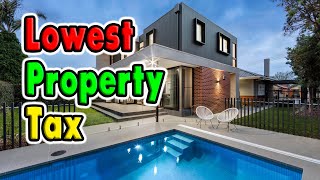10 Lowest Property Taxed States