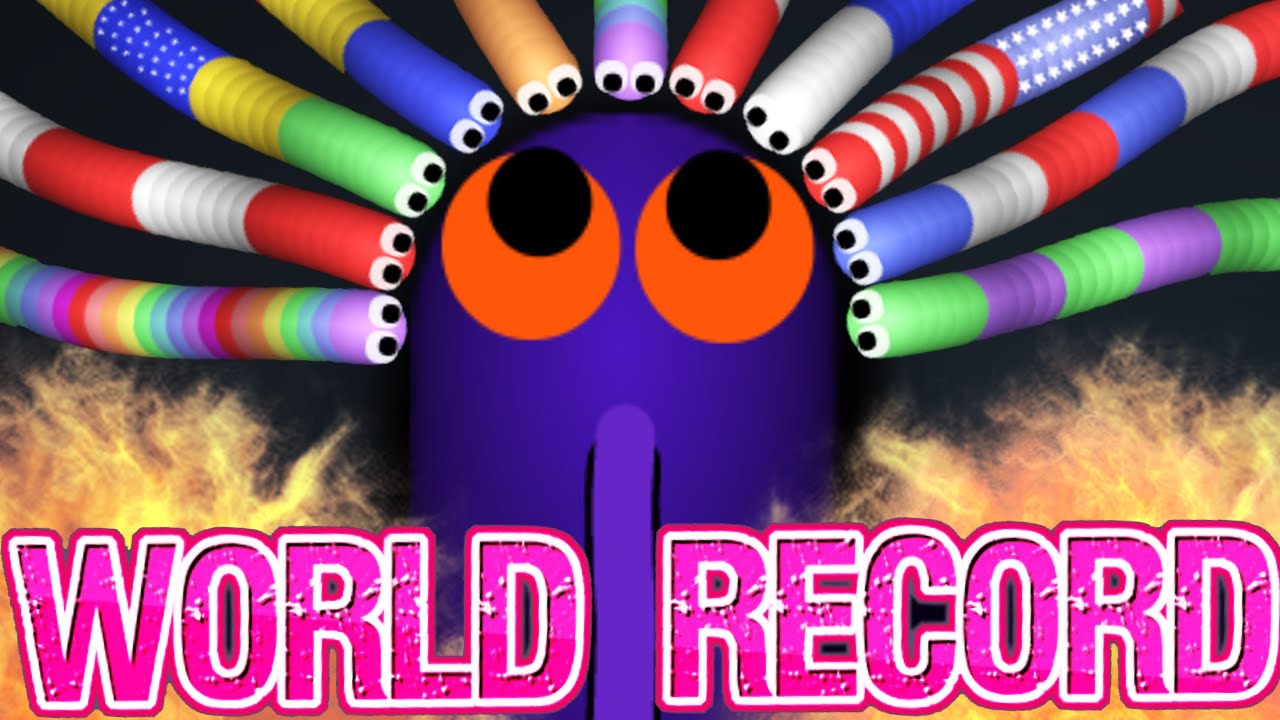 Slither.io Recorde Mundial 