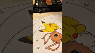 Details Coloring Eevee & Pikachu! 🦊⚡ Pokémon Coloring Page Guide