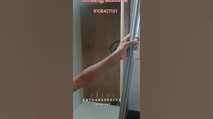 Modular kitchen pvc rolling shutter #interiordesign #rollingshutters #trending #viral #kitchen #sg