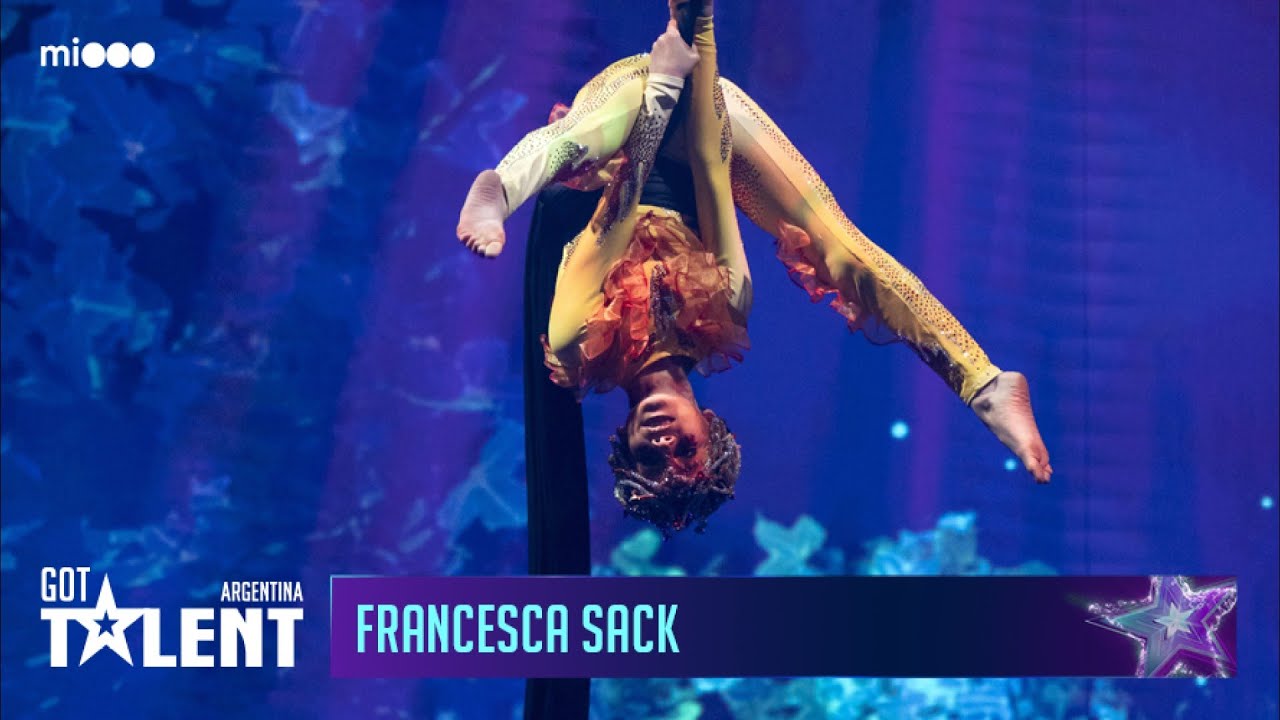 Francesca Sack - Acrobacia en telas | Semifinales | Got Talent Argentina 2023