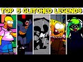 Top 5 Glitched Legends - Friday Night Funkin&#39; VS Glitched Legends 1.5/2.0