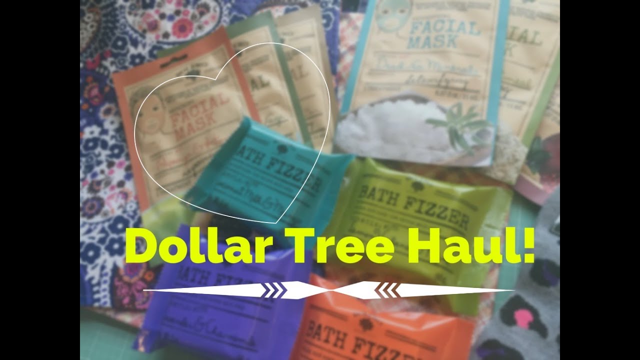 Dollar Tree Haul! Including a Little Review of Bolero Bath Fizz & Facial Masks! YouTube