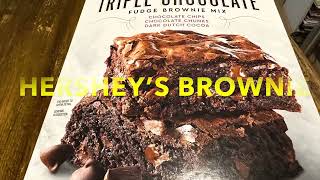 Hershey s Triple chocolate Brownie - Cake mix