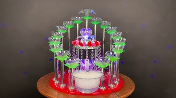 Tháp ly rót rượu đám cưới đẹp mẫu TL33 giá rẻ AB 0866460504