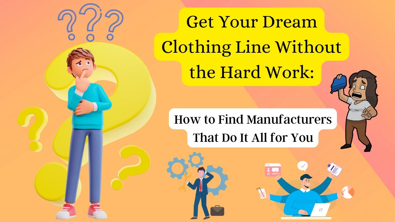 How to find the best clothing manufacturers For starting your clothing brand? 5 Best proven