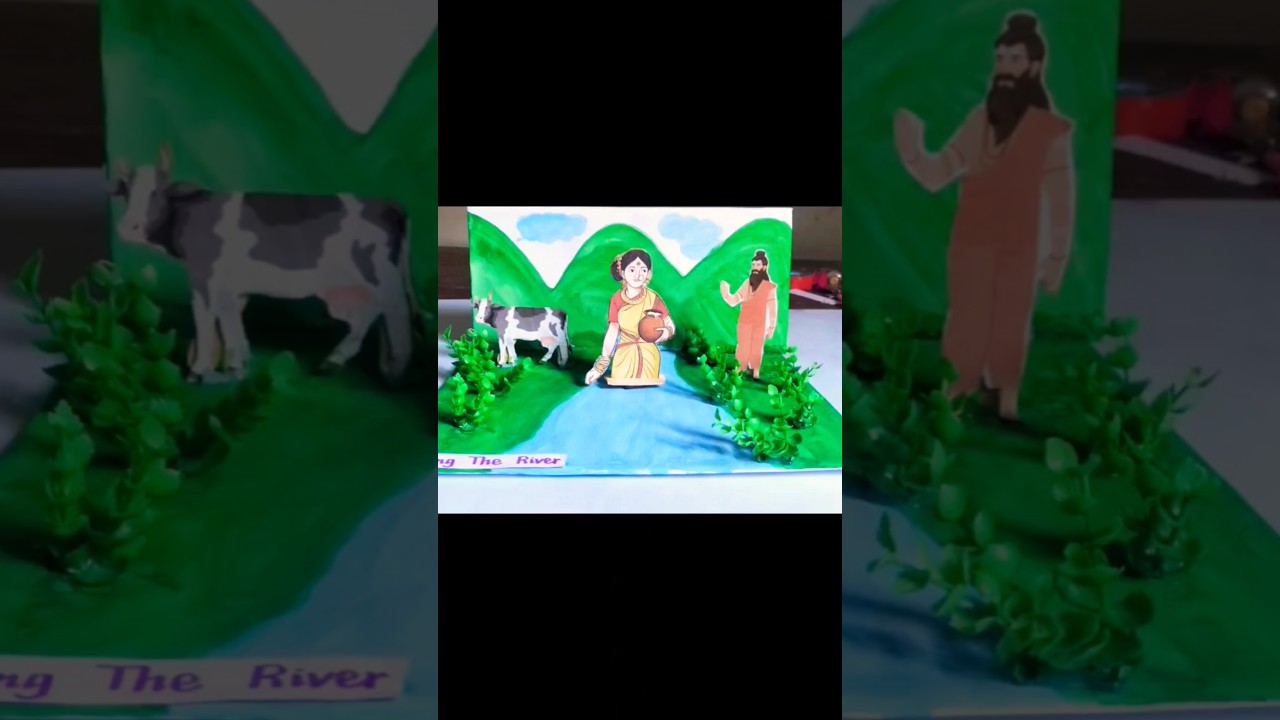 Crossing the river, 8 th std Working model, English for B.ed