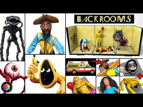 Creating ALL THE BACKROOMS with DIORAMAS & CLAY SCULPTURES | PlastiVerse