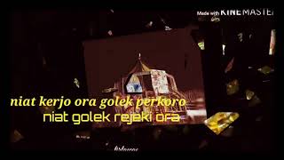 Golek rejeki ora golek rai