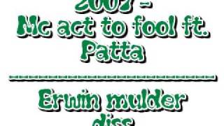 Erwin mulder diss Mc Act To Fool ft. Patta (2007)