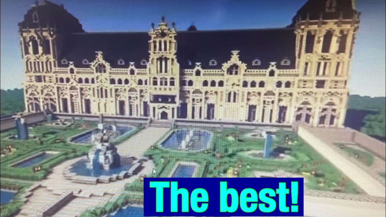 Building the best mansion in minecraft - YouTube