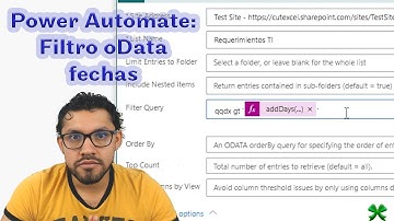 Power Automate: Filtro odata para fechas en SharePoint