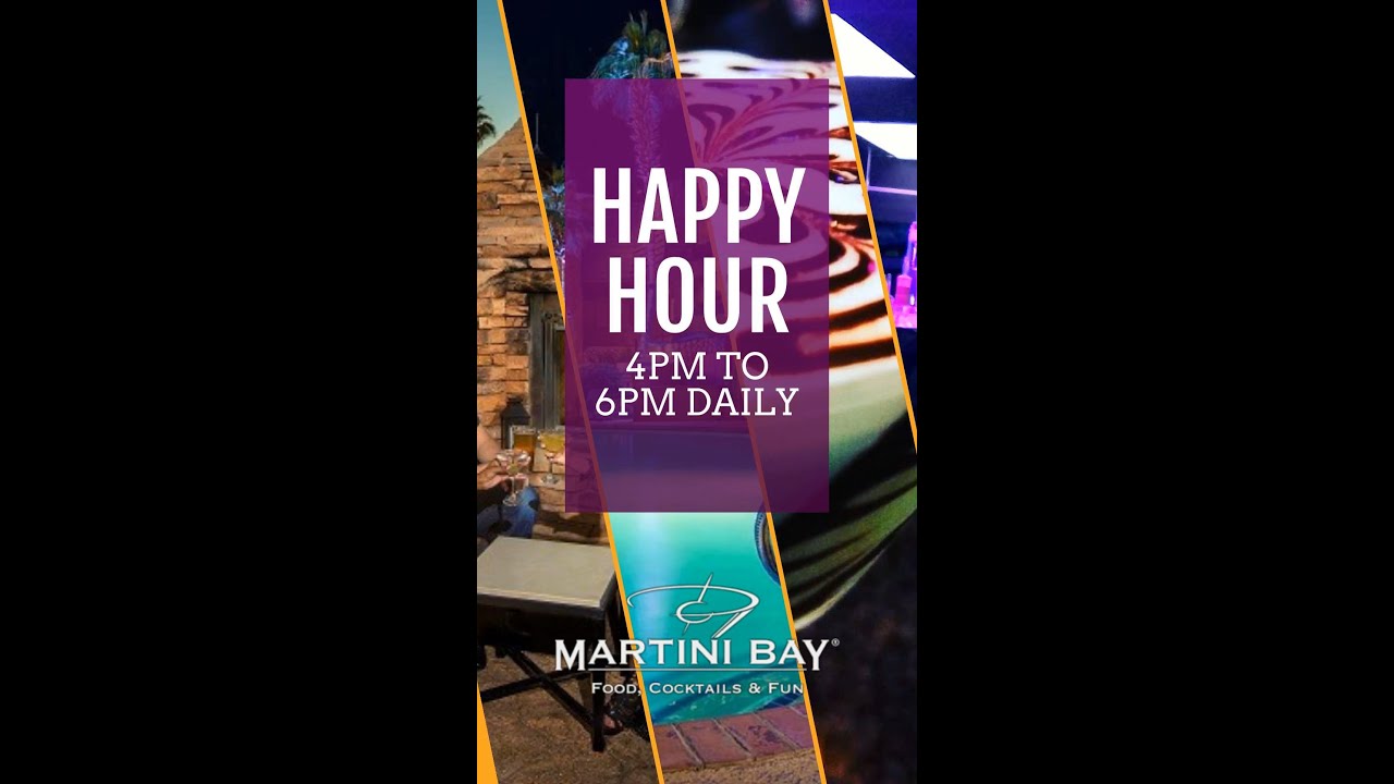 Happy Hour Martini Bay Lake Havasu City YouTube