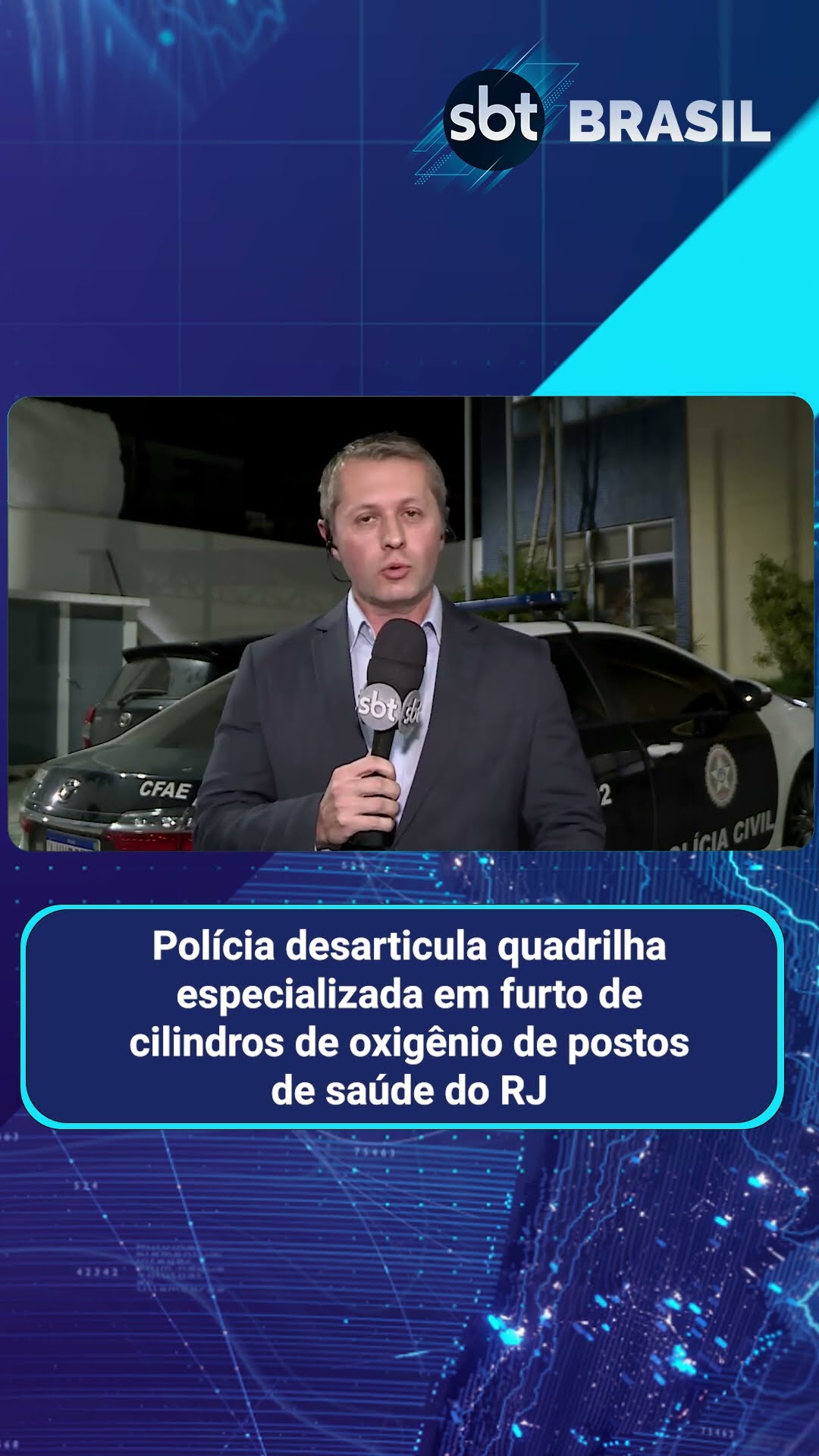 Cilindros de oxigênio são furtados no RJ e revendidos; mulher é presa | SBT Brasil (18/02/25)