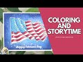 Tips for coloring red white and blue  storytime