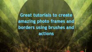 +800 Custom Photoshop Photo Frames and Borders Packs and Tutorials