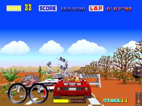 Turbo Outrun (ARCADE) - Complete Playthrough and Ending