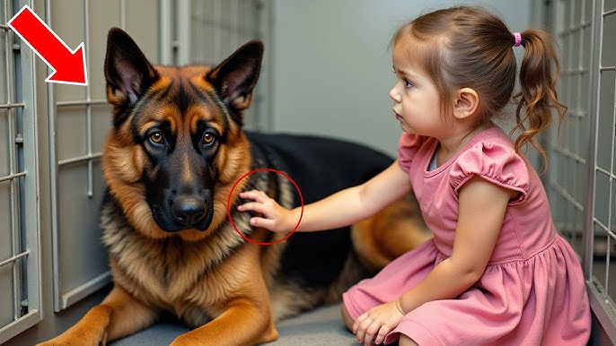 A Terrified German Shepherd Had Never Felt a Gentle Hand—Until a Little  Girl Changed Everything.... - YouTube