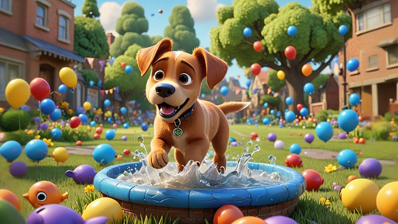 Puppy’s Puddle Splash Surprise + More Nursery Rhymes & Kids Songs - YouTube
