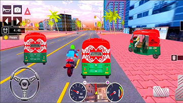 Tuk Tuk auto rickshaw driver game - rickshaw driving fans - Android iOS Gameplay #6