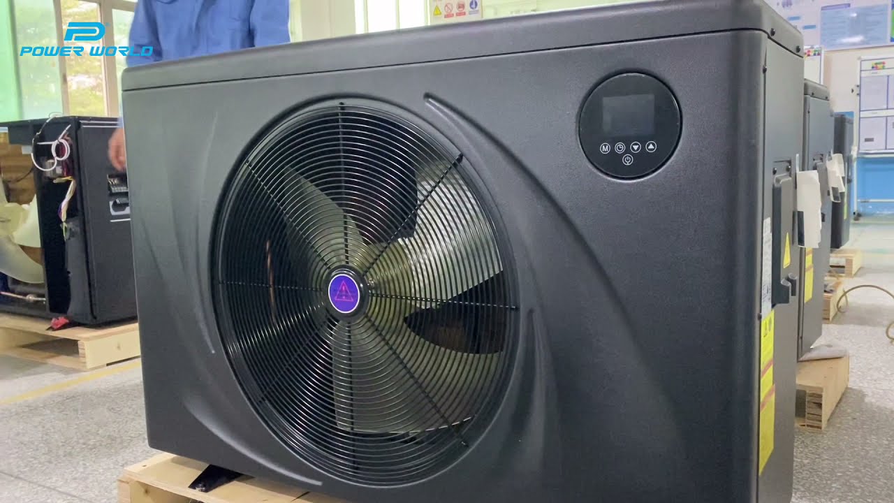Inverter Quiet Swimming Pool Heat Pump | POWER WORLD Pool Heat Pump  Solutions - YouTube