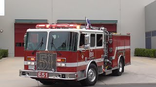 OCFA Engine 51 Responding