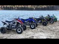 Лесная покатушка #2. ATV Yamaha YFZ450R / YFM700 / Banshee 350/ Honda TRX700/ Blaster /Suzuki DRZ400