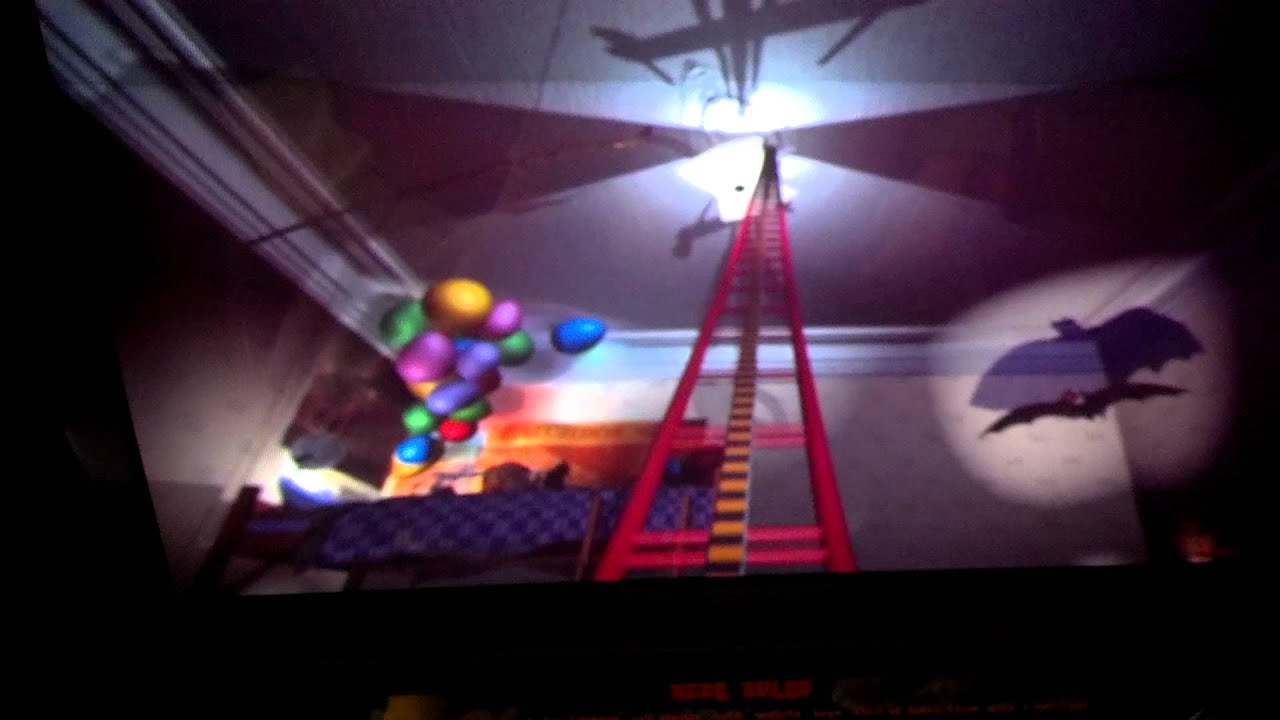 Boys riding roller coaster ride at Chuck E Cheese - YouTube