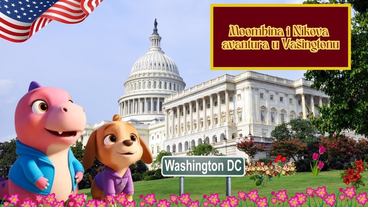 Moombina i Nikova avantura u Vašingtonu | Moomba and Niku's Washington Adventure | Serbian version