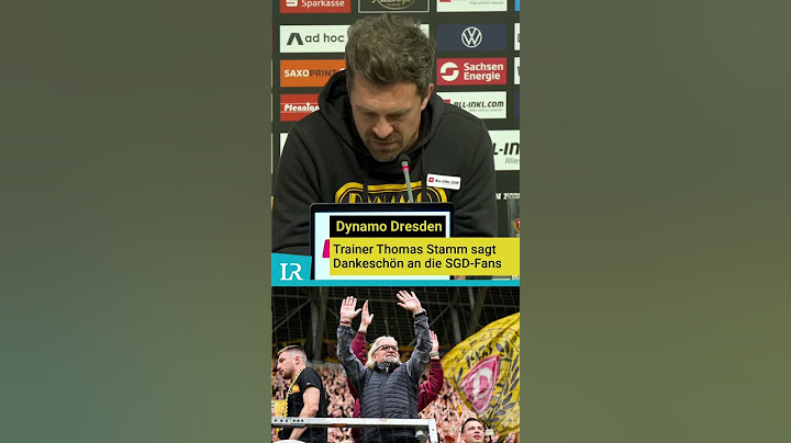 Tolle Geste beim Dynamo Dresden