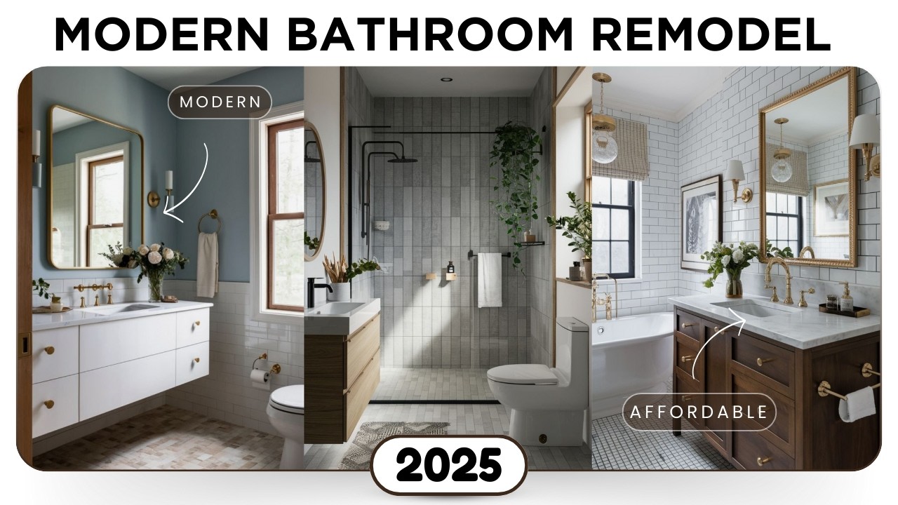 2025 Small Bathroom Remodel Ideas | Budget Friendly & Stylish Small ...