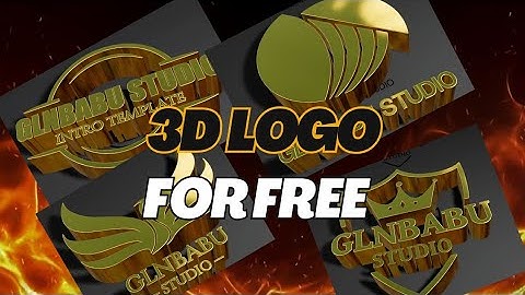  3D Intro Logo Creation in Seconds for Free | Using Intro Maker App #logo creation #trending 
