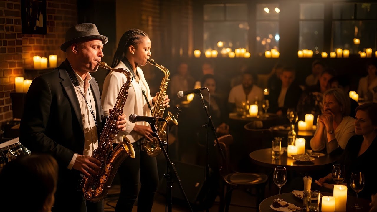 Saxophone Sunset R&B Grooves • Moody Jazz Vibes • Cozy Cafe Ambience • Gentle Healing • Study Music