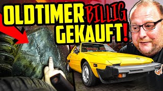 SELTENER Oldtimer in SCHLECHTEM Zustand!  Fiat X1/9  Ist er sein GELD wert?