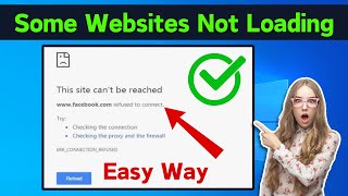 Famous How to Fix Some Websites Not Loading Or Not Opening in Any Browser Issue Windows 11/10 2025 Profile