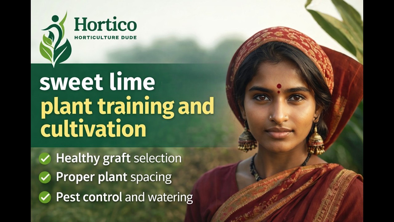 Sweet lime plant training and cultivation | 